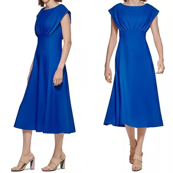 Calvin Klein Dresses Nwt Calvin Klein Capsleeve Midi Dress